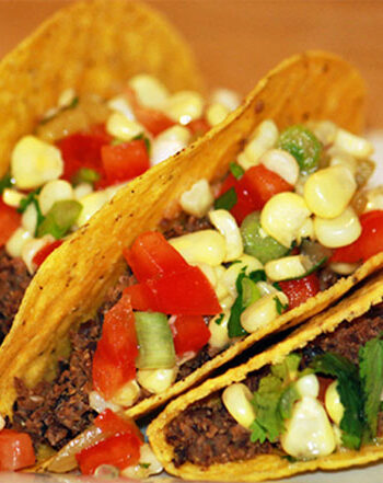 Black Bean Tacos with Corn Salsa