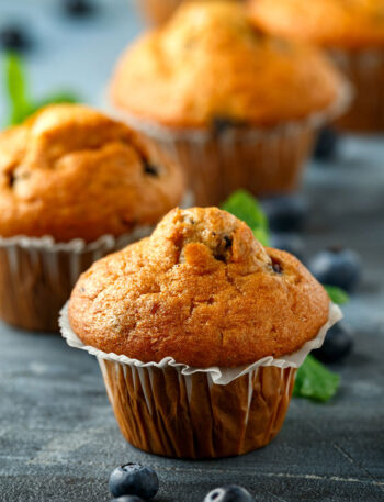 Blueberry Buckwheat Muffins
