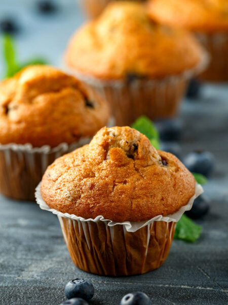 Blueberry Buckwheat Muffins