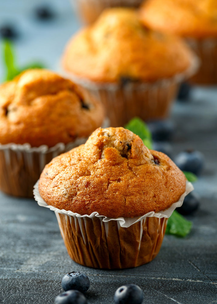 Blueberry Buckwheat Muffins