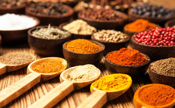 various spices