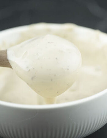 Bowl of Caesar dressing