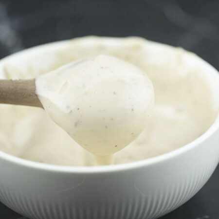Bowl of Caesar dressing