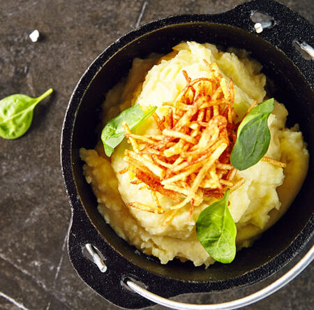 Cheesy mashed potatoes