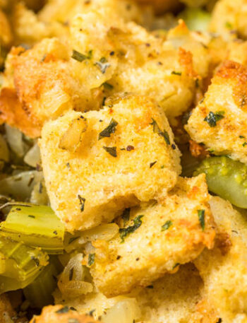 Crock pot vegan stuffing